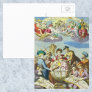 Vintage Explorers with Antique Globe Map, 1542 Post Cards