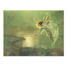 Vintage Faerie Postcard