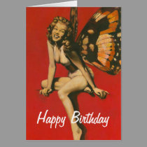 Vintage Fairy Birthday Card cards