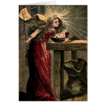 Vintage Fairy Godmother Greeting Card