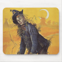 Vintage Fairy Tale, Wizard of Oz Scarecrow Mousepads