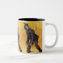 Vintage Fairy Tale, Wizard of Oz Scarecrow Mugs