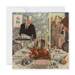Vintage Family Thanksgiving Dinner Invitation