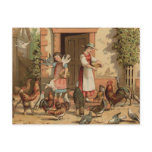 Vintage Farm House mother and Daughter Post Cards