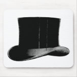 Vintage Fashion Gentleman Top Hat Mousepads