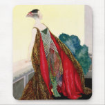 Vintage Fashion Illustration Mousepad
