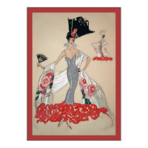 Vintage Fashion Illustration ~  Vintage posters