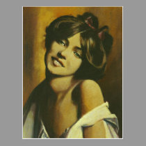 Vintage Fashion Postcard postcards