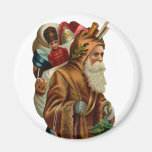 Vintage Father Christmas Fridge Magnet