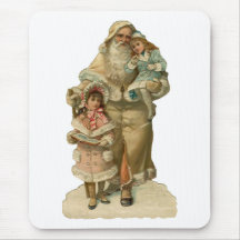 Vintage Father Christmas Mousepad