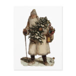 Vintage Father Christmas Postcard