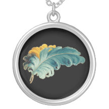 Vintage Feather Personalised Necklace