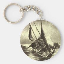 "Vintage-Fighting to stay Afloat." Key Chain