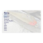 Vintage Fishmaster Jerry Sylvester Flaptail Lure Business Card Template