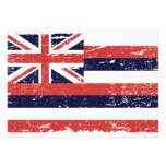 VINTAGE FLAG OF HAWAII INVITE