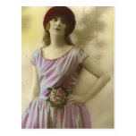 Vintage Flapper (80) Post Card