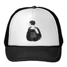 Vintage Flapper Corset Trucker Hat