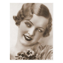 Vintage Flapper Photograph (135) Post Cards