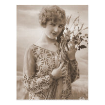Vintage Flapper Photograph (150) Post Card