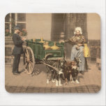 Vintage Flemish Milk Maid mousepads