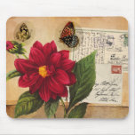 Vintage Flora and Fauna Mousepad
