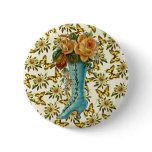 Vintage Floral Boot buttons