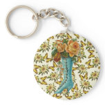 Vintage Floral Boot keychains