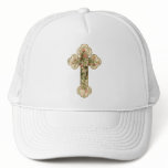 Vintage Floral Cross hats