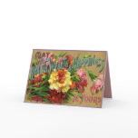 Vintage Floral Everyday Greeting Card