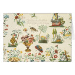 Vintage Floral Fabric (193) Cards