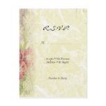 Vintage Floral Inspired R.S.V.P postcards