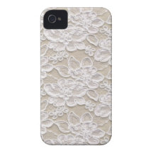 Vintage Floral Lace iPhone 4 Cases