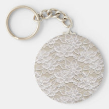 Vintage Floral Lace Key Chain