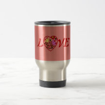 Vintage Floral Love Coffee Mug
