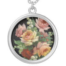 Vintage Floral Necklace