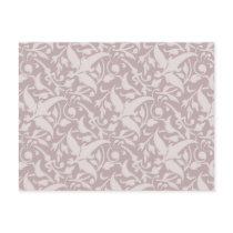 Vintage Floral Pattern 1 - Faded Red