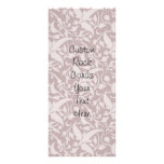 Vintage Floral Pattern 1 - Faded Red rack cards