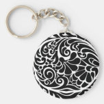 vintage floral pattern key chains