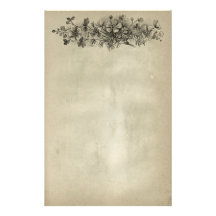 Vintage Floral Stationery
