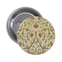 Vintage Floral Wallpaper Design - Daffodil Pins
