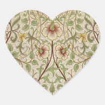 Vintage Floral Wallpaper Design - Daffodil Stickers