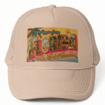 Vintage Florida Postcard hats