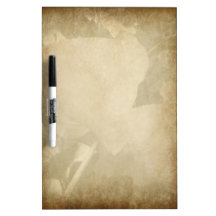 Vintage Flower Dry Erase Board
