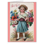 *Vintage Flower Girl* Cards