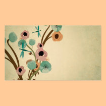 Vintage flowers Business Card business cards