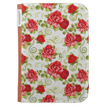vintage flowers case for kindle