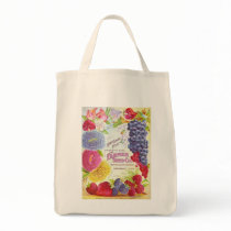 Vintage Flowers & Fruit Bag