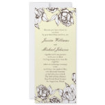 Vintage Flowers invitations