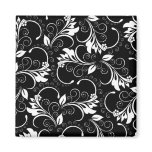 vintage flowers fridge magnet