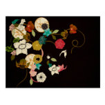 Vintage flowers Postcard